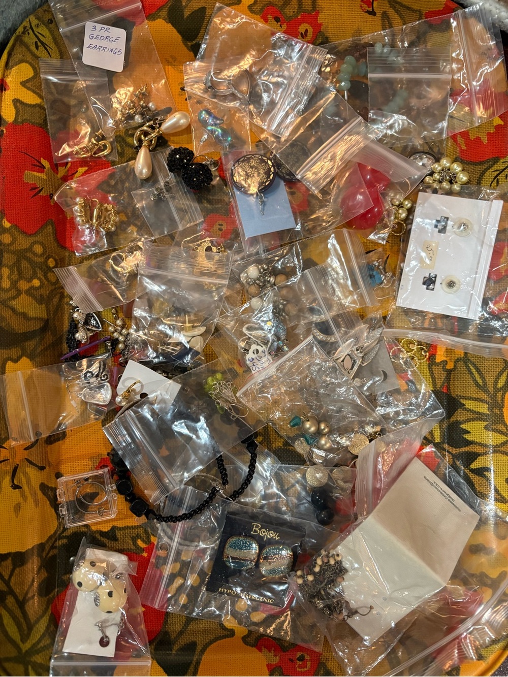 Mystery Vintage Costume Earring Lot